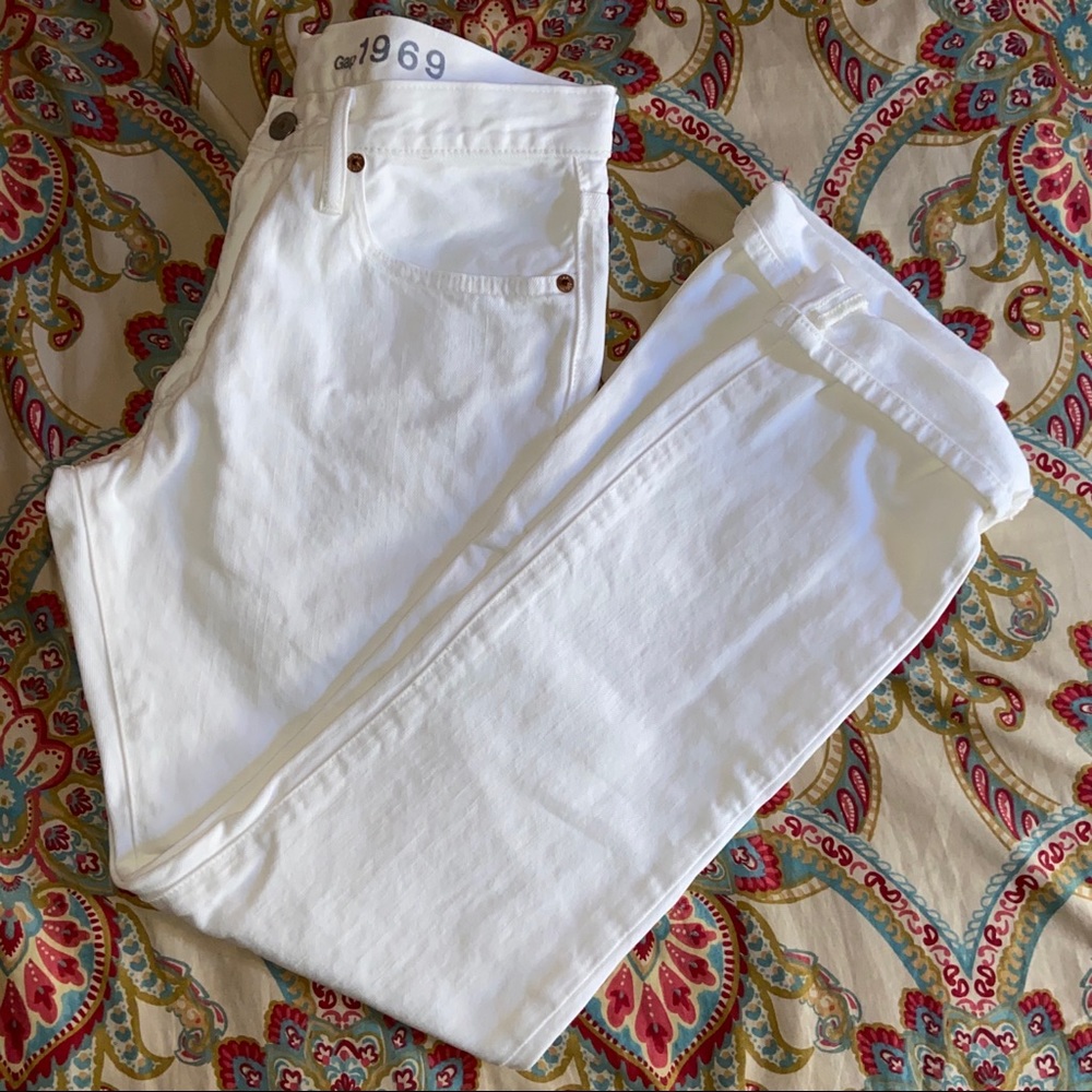 EUC Men’s Gap 1969 Slim Jeans 29x30 White